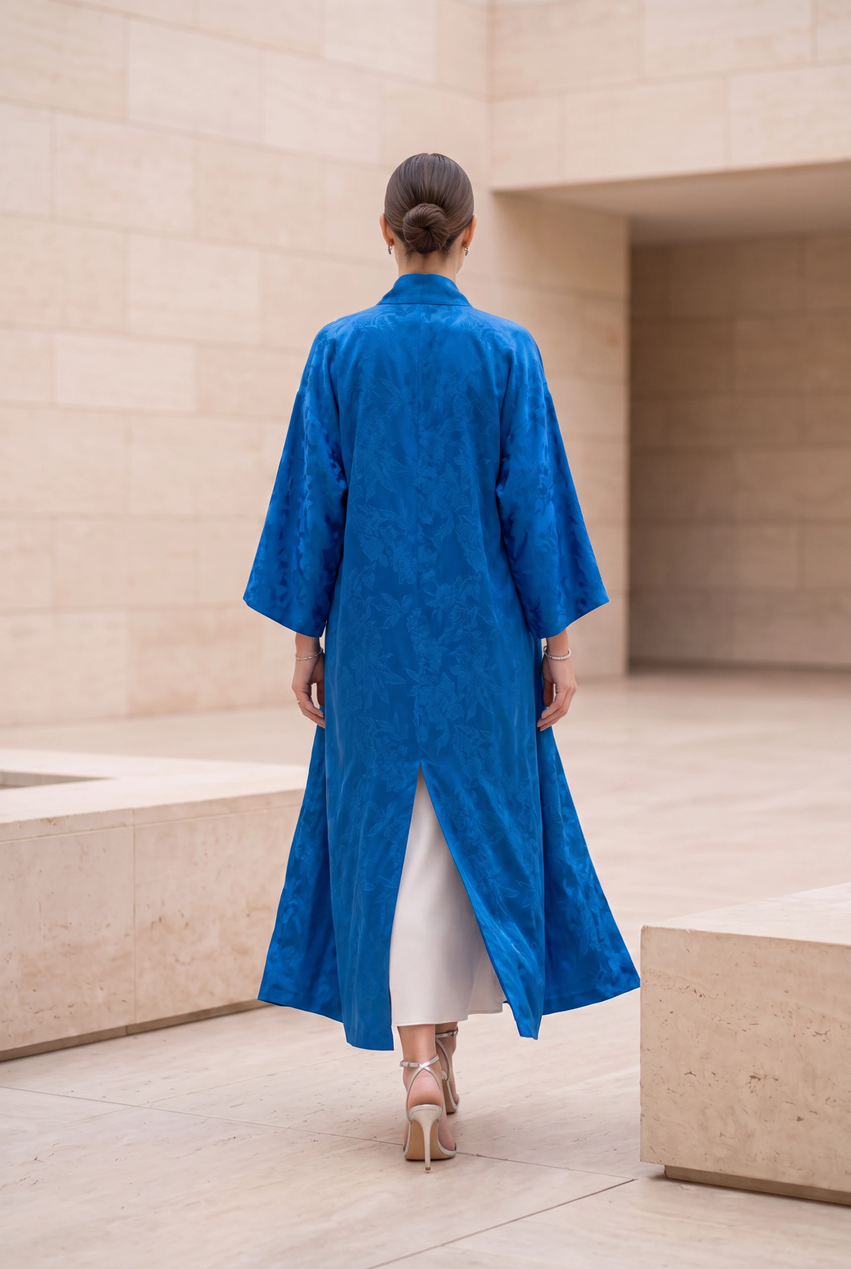 NT Collection Çiçek Desenli Kaftan