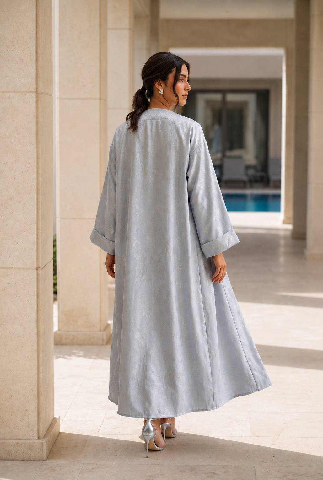 NT Collection Simli Kaftan & Elbise Takım
