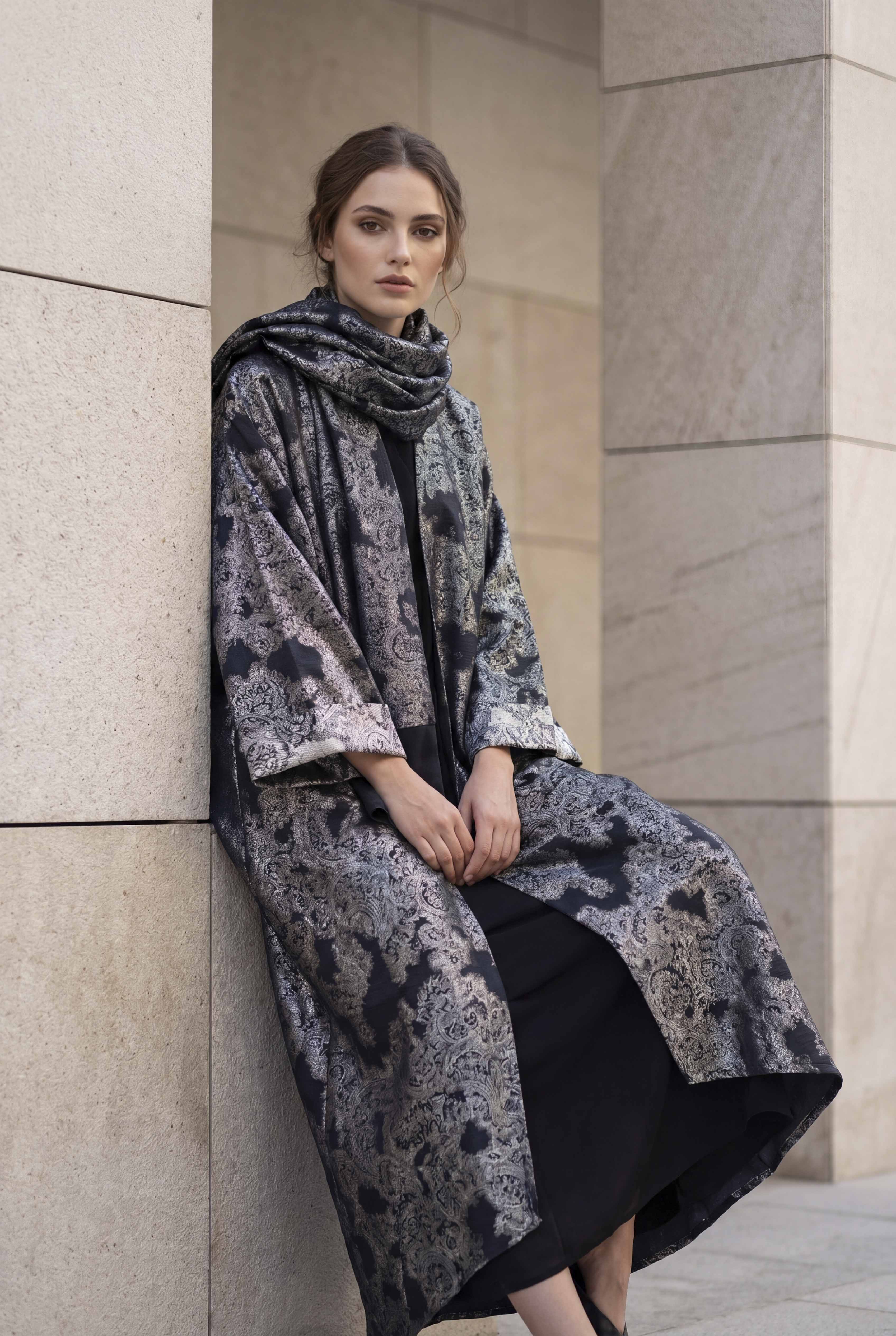NT Collection Simli Kaftan & Elbise Takım